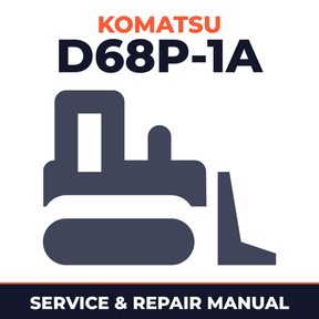 Komatsu D68P-1A Bulldozer Workshop Repair Service Manual