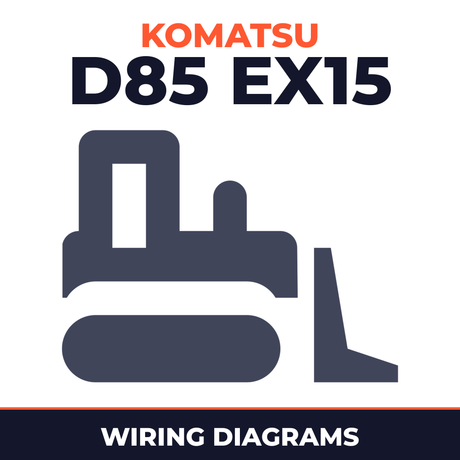 KOMATSU D85 EX15 Electrical Schematics