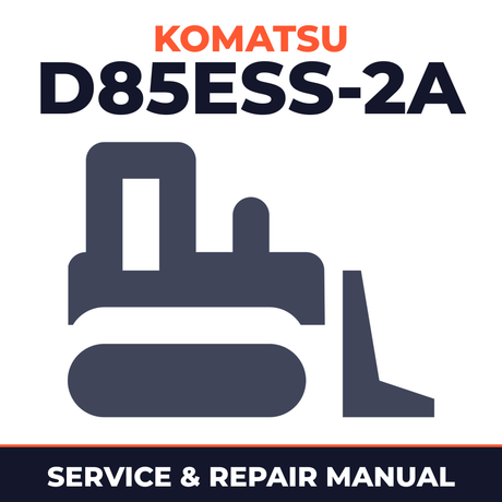 Komatsu D85ESS-2A Dozer Bulldozer Service Repair Manual - 3001 and up