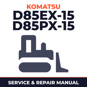 KOMATSU D85EX-15, D85PX-15 BULLDOZER Service Shop Repair Manual