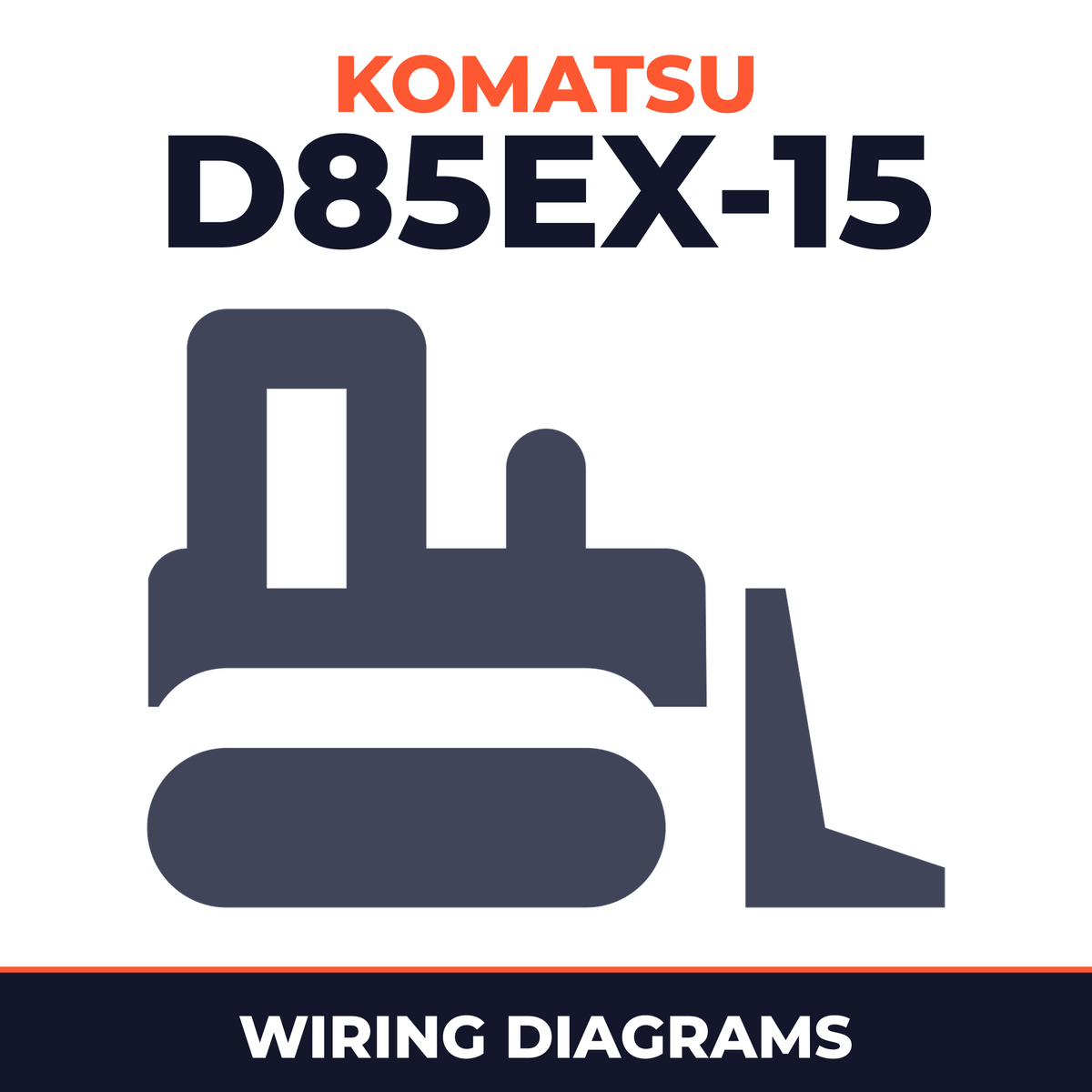 Komatsu D85EX-15 Electrical Wiring Diagrams