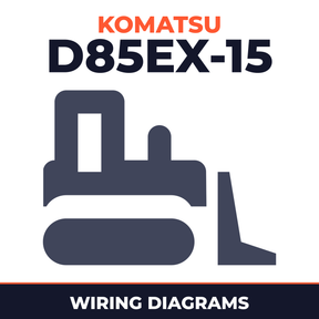 Komatsu D85EX-15 Electrical Wiring Diagrams