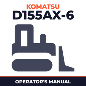 Komatsu GALEO D155AX-6 Bulldozer Operation & Maintenance Manual