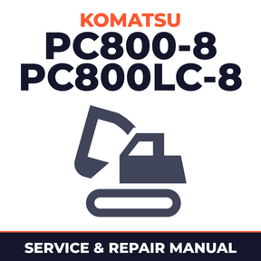 Komatsu GALEO PC800-8, PC800LC-8 Hydraulic Excavator Service Repair Shop Manual (SN: 50001 and up)