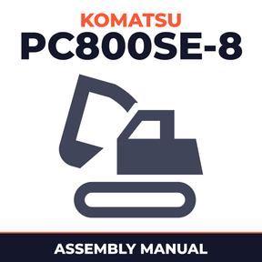KOMATSU GALEO PC800SE-8 Field Assembly Instruction