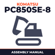 KOMATSU GALEO PC850SE-8 Field Assembly Instruction