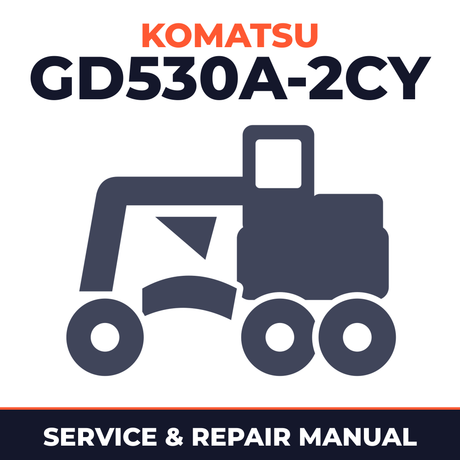 Komatsu GD530A-2CY Motor Grader Workshop Service Manual
