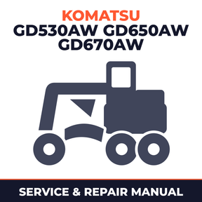Komatsu GD530AW GD650AW GD670AW Workshop Service Manual