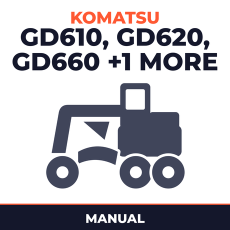 Komatsu GD610,GD620,GD660,GD670 series graders