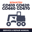 Komatsu GD610 GD620 GD660 GD670 Workshop Service Manual