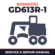 Komatsu GD613R-1 Motor Grader Workshop Service Manual