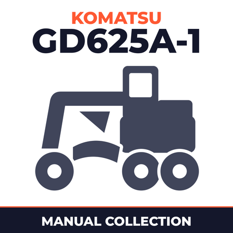 Komatsu GD625A-1 manuals. Shop manual and operation manual