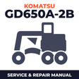 Komatsu GD650A-2B Motor Grader Workshop Service Manual