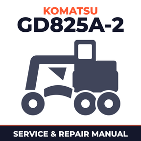 Komatsu GD825A-2 Motor Grader Service & Repair Manual