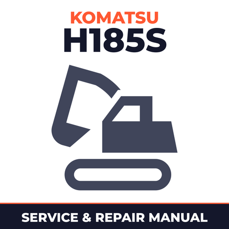 Komatsu H185S Hydraulic Shovel Workshop Service Repair Manual SN:6018