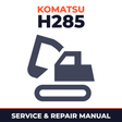 Komatsu H285 Hydraulic MINING SHOVELS Workshop Service Repair Manual