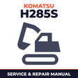 Komatsu H285S Shovel Excavator Workshop Service Manual