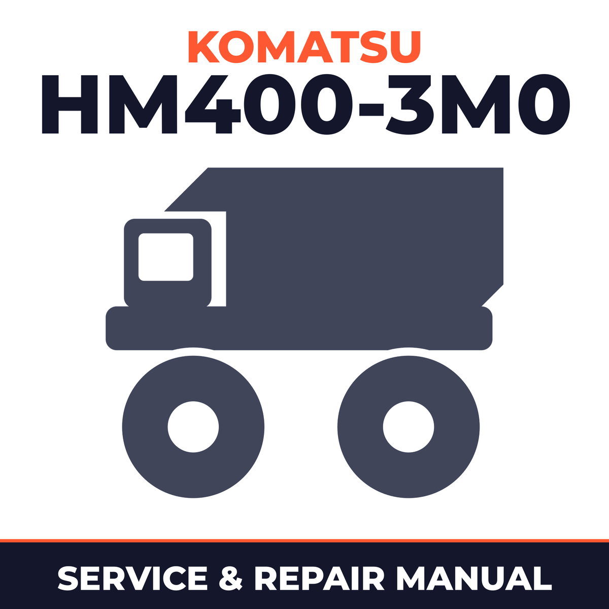 Komatsu HM400-3M0 Articulated Dump Truck SN5001- Complete Workshop Service Repair Manual