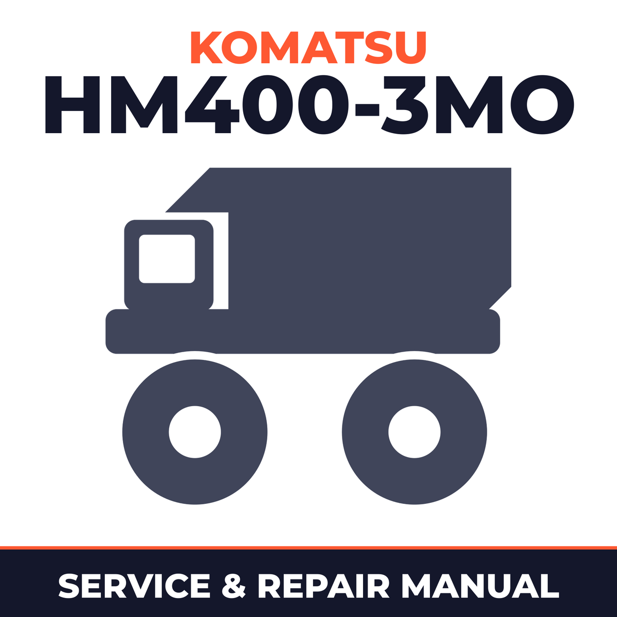 Komatsu HM400-3MO Articulated Dump Truck Service & Repair Manual
