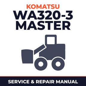 Komatsu Loader WA320-3 Master Service & Repair Manual