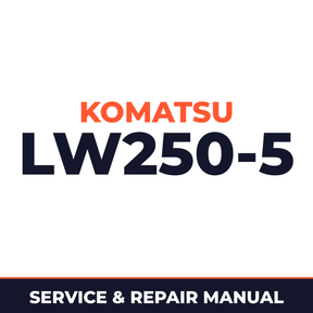 Komatsu LW250-5 Hydraulic Crane Complete Workshop Service Repair Manual