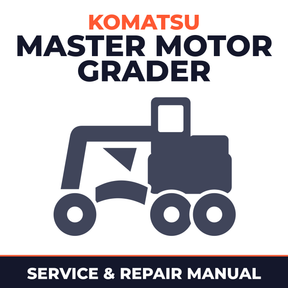 KOMATSU MASTER MOTOR GRADER Service Manual