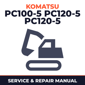 KOMATSU PC100-5,PC120-5,PC120-5 MIGHTY Hydraulic Excavator Service Repair Shop Manual