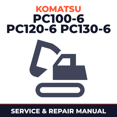 Komatsu PC100-6,PC120-6,PC130-6 shop manual