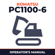 Komatsu PC1100-6 operation and maintenance manual