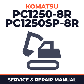 KOMATSU PC1250-8R, PC1250SP-8R Hydraulic Excavator Service Repair Shop Manual SN 35001 and UP