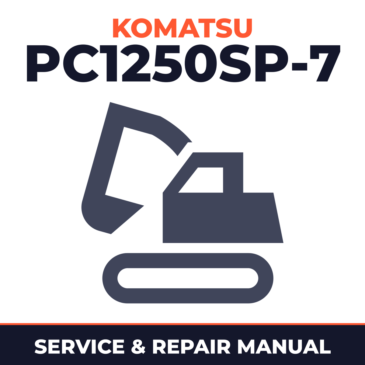 Komatsu PC1250SP-7 Serial 20001 and up Factory Service Repair Manual