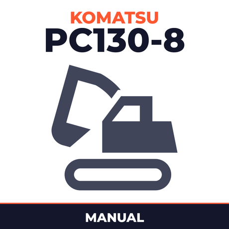 Komatsu PC130-8 Excavator Manual