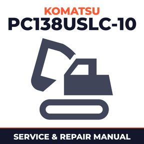 KOMATSU PC138USLC-10 Hydraulic Excavator Service Repair Manual