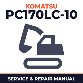 Komatsu PC170LC-10 Hydraulic Excavator Service Repair Workshop Manual (30001 and up)
