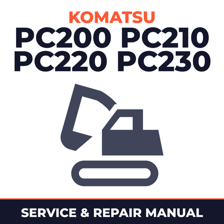 KOMATSU PC200 PC210 PC220 PC230 Workshop Repair Manual 2002 ONWARD