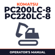 KOMATSU PC200LC-8, PC220LC-8 Hydraulic Excavator Operation & Maintenance Manual