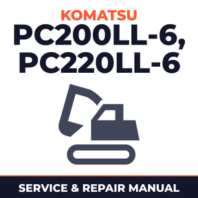 KOMATSU PC200LL-6, PC220LL-6 LOGGING Excavator Shop Manual ADDENDUM