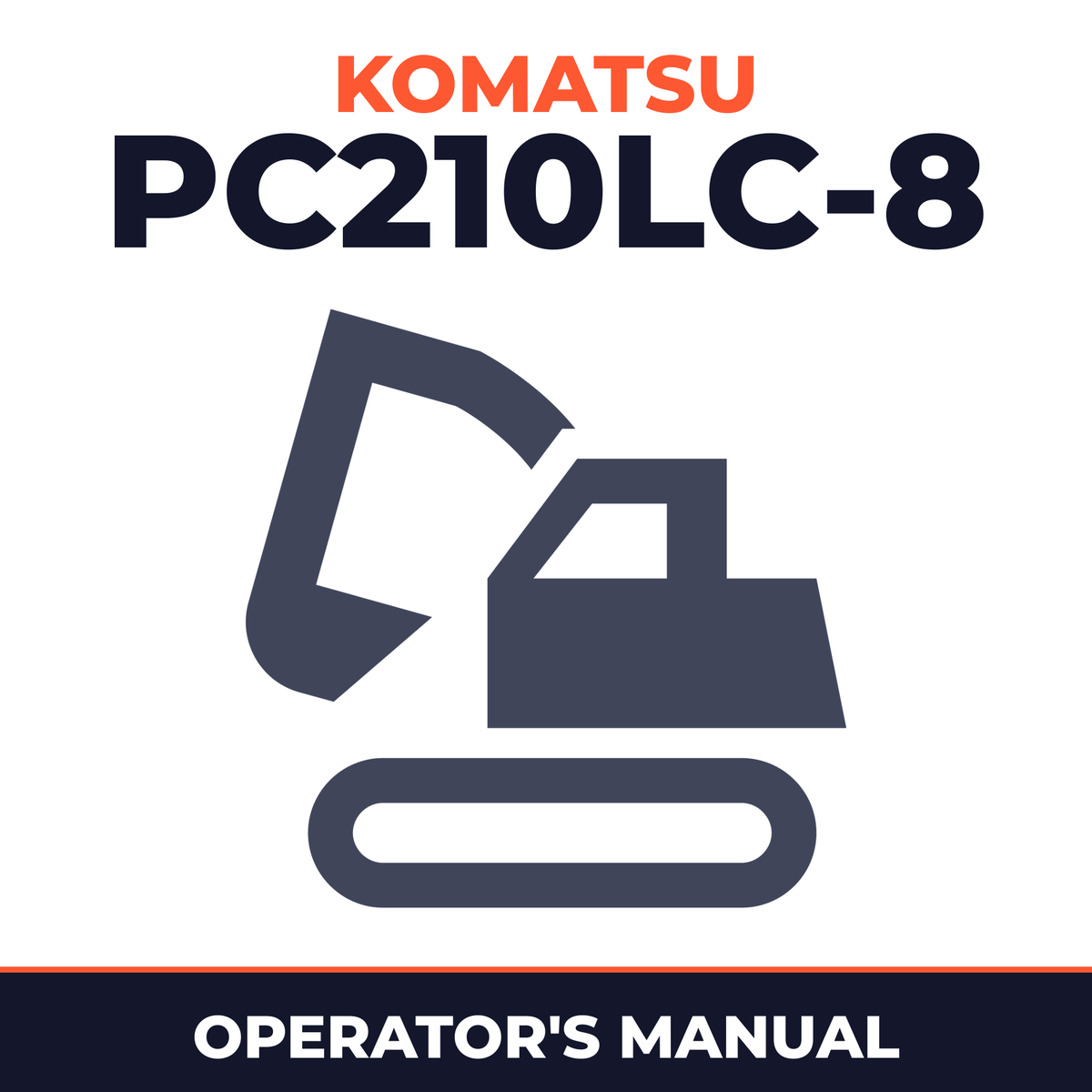 KOMATSU PC210LC-8 Operation & Maintenance Manual