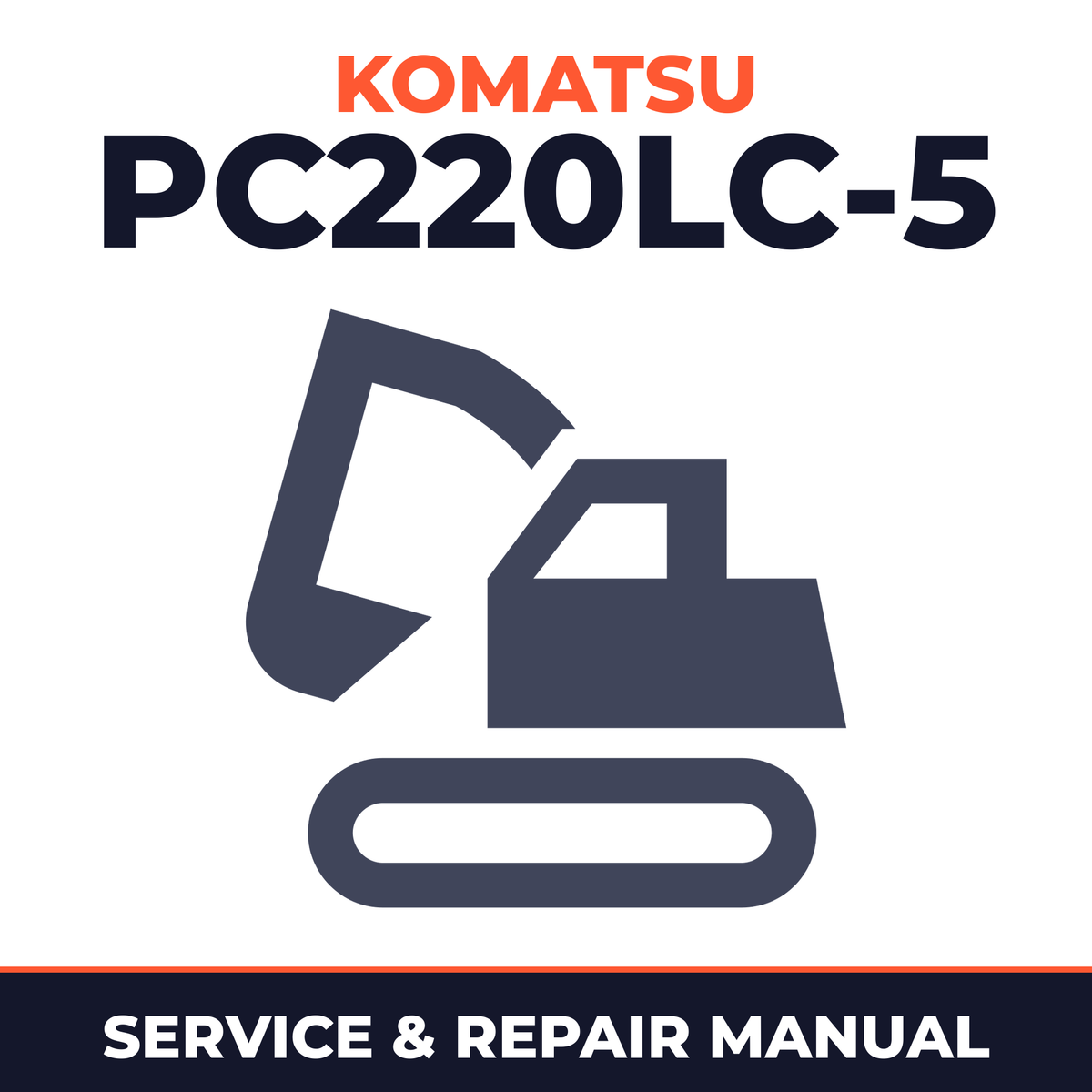 Komatsu PC220LC-5 Serial 35001 and up Shop Service Repair Manual