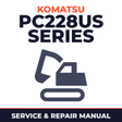 Komatsu PC228US Series Hydraulic Excavator Shop Manual
