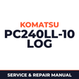 Komatsu Pc240ll-10 Log Loader Road Builder Shop Service Repair Manual