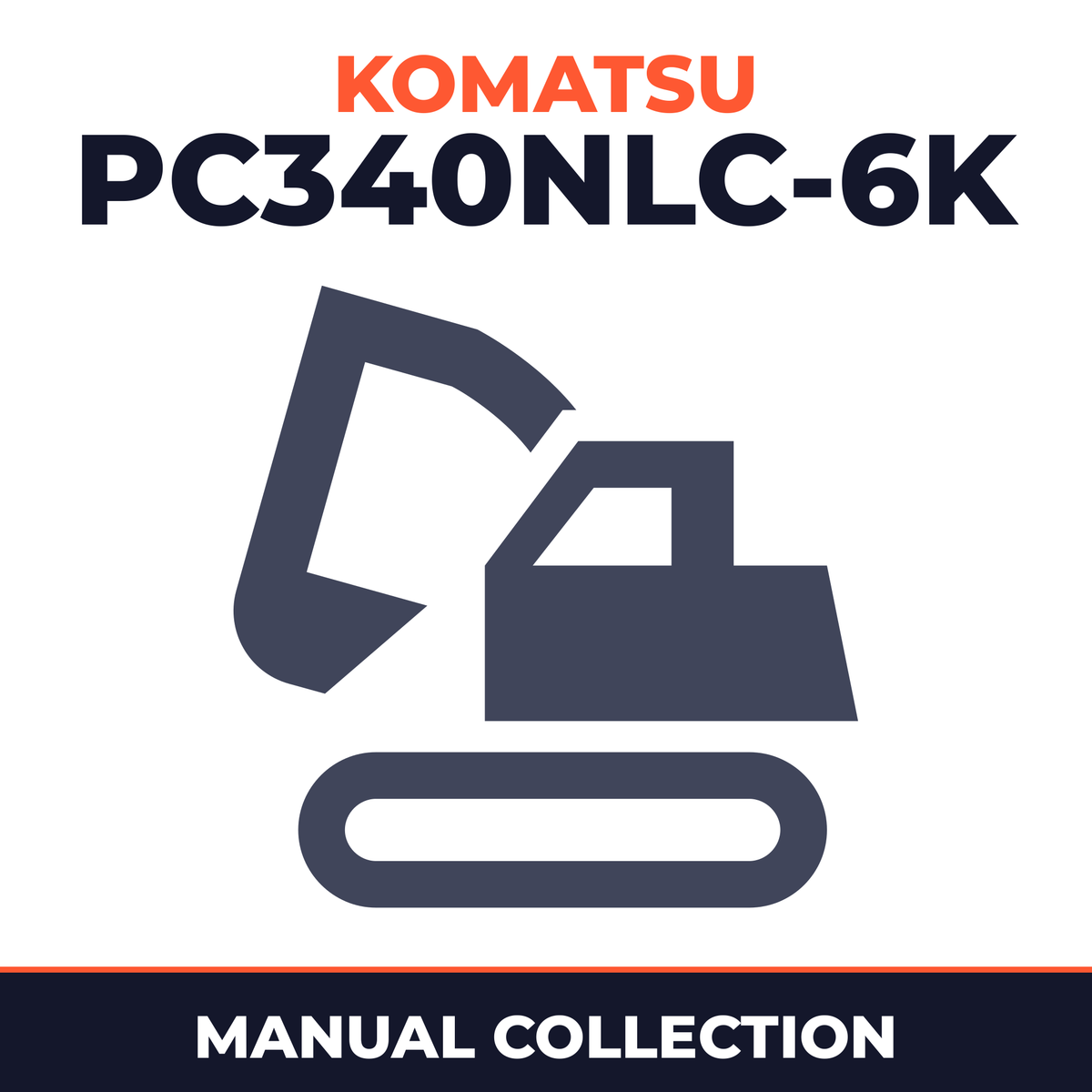 KOMATSU PC340NLC-6K SN K30001 and up - Collection of 2 files