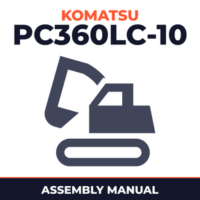 KOMATSU PC360LC-10 Hydraulic Excavator Field ASSEMBLY Manual