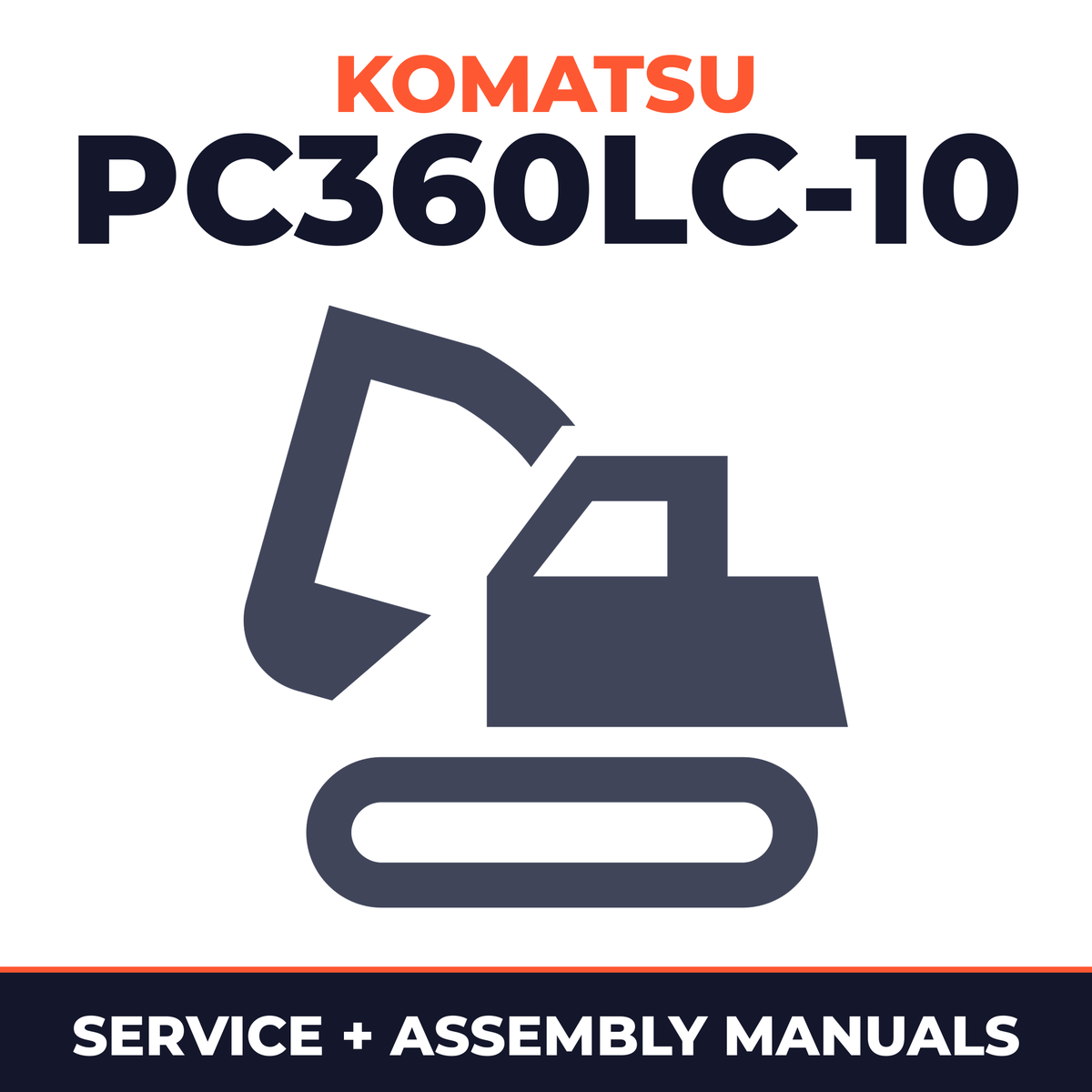 KOMATSU PC360LC-10 Hydraulic Excavator Service Repair Manual + Field ASSEMBLY Manual