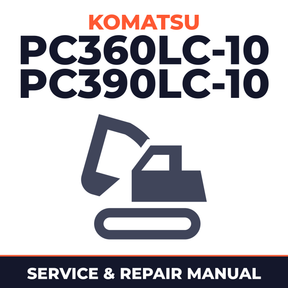 KOMATSU PC360LC-10, PC390LC-10 Hydraulic Excavator Service Repair Manual