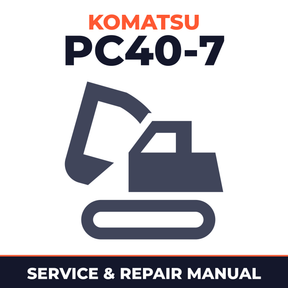 Komatsu PC40-7 Repair Service Manual