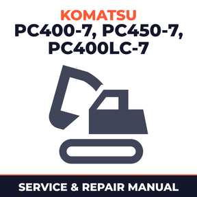 Komatsu PC400-7,PC450-7,PC400LC-7 shop manual.
