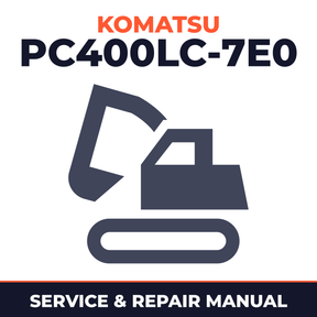 KOMATSU PC400LC-7E0 Hydraulic Excavator Service Shop Repair Manual