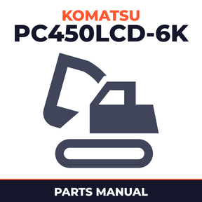 KOMATSU PC450LCD-6K Hydraulic Excavator Parts Manual SUPPLEMENT Parts Manual