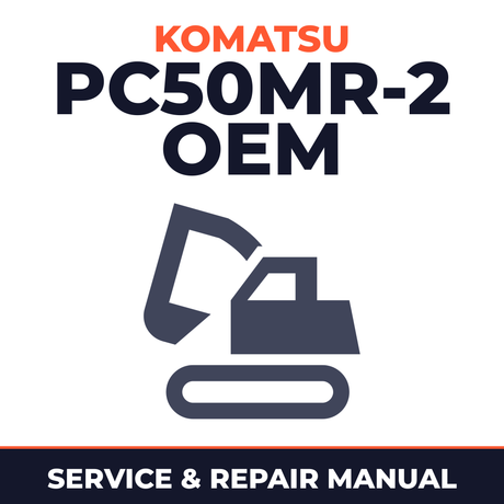 Komatsu PC50MR-2 OEM Service & Repair Manual